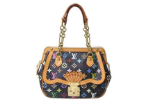 Load image into Gallery viewer, LOUIS VUTTION ルイヴィトン グレイシーMM M92591 チェーンショルダーバッグ モノグラム マルチカラー ブラック 美品 中古 4b003442