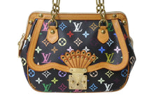 Load image into Gallery viewer, LOUIS VUTTION ルイヴィトン グレイシーMM M92591 チェーンショルダーバッグ モノグラム マルチカラー ブラック 美品 中古 4b003442