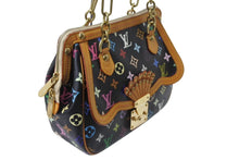 Load image into Gallery viewer, LOUIS VUTTION ルイヴィトン グレイシーMM M92591 チェーンショルダーバッグ モノグラム マルチカラー ブラック 美品 中古 4b003442