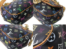 Load image into Gallery viewer, LOUIS VUTTION ルイヴィトン グレイシーMM M92591 チェーンショルダーバッグ モノグラム マルチカラー ブラック 美品 中古 4b003442