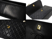 Load image into Gallery viewer, CHANEL シャネル マトラッセ Sフラップ Sチェーンショルダーバッグ 1番台 ココマーク ラムスキン ブラック ゴールド金具 美品 中古 4b003453