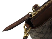 画像をギャラリービューアに読み込む, GUCCI グッチ 2WAYバッグ ハンドバッグ ショルダーバッグ GGスプリームキャンバス レザー ブラウン ベージュ 美品 中古 4b003455