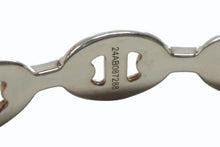 Load image into Gallery viewer, 極美品 HERMES エルメス シェーヌダンクル アンシェネ バングル 重量約17.9g サイズST Ag925刻印 9コマ シルバー925 中古 4b003459