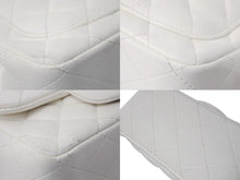 Load image into Gallery viewer, CHANEL シャネル ミニマトラッセ シングルフラップ シングルチェーン ショルダーバッグ ラムスキン ホワイト ゴールド金具 美品 中古 4b003462