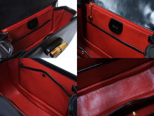 画像をギャラリービューアに読み込む, GUCCI グッチ バンブー 2WAY ハンドバッグ 000 2684 0633 レザー ブラック ゴールド金具 ウッド ショルダー 鞄 美品 中古 4b003464