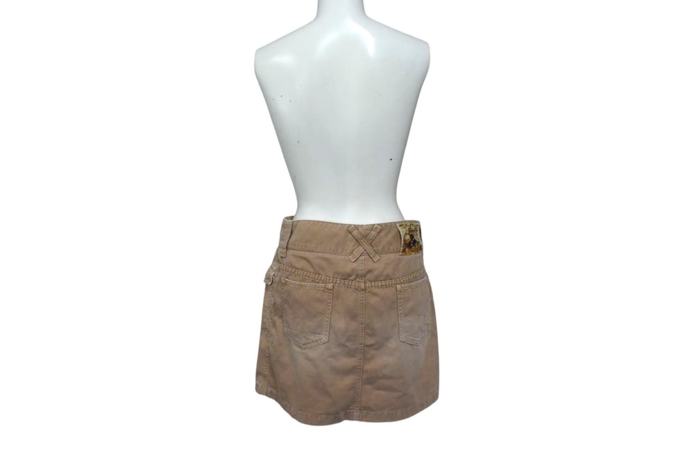 DOLCE&GABBANA Dolce &amp; Gabbana skirt HDK1J/8023, Made in Italy, Cotton, Brown, Size 36, Good condition, Used, 4b003466