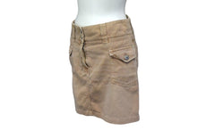 画像をギャラリービューアに読み込む, [USED/中古]DOLCE&amp;GABBANA ドルチェアンドガッバーナ スカート ブラウン コットン 36 HDK1J/8023 シルバー金具 Cランク 中古 4b003466