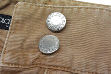 画像をギャラリービューアに読み込む, [USED/中古]DOLCE&amp;GABBANA ドルチェアンドガッバーナ スカート ブラウン コットン 36 HDK1J/8023 シルバー金具 Cランク 中古 4b003466