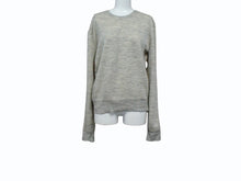 画像をギャラリービューアに読み込む, 極美品 CELINE セリーヌ クルーネック ウール ニット セーター 長袖 イタリア製 23W61/5186 アイボリー グレー サイズXS 中古 4b003468
