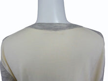 画像をギャラリービューアに読み込む, 極美品 CELINE セリーヌ クルーネック ウール ニット セーター 長袖 イタリア製 23W61/5186 アイボリー グレー サイズXS 中古 4b003468