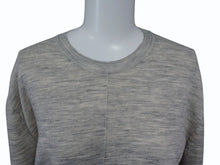 画像をギャラリービューアに読み込む, 極美品 CELINE セリーヌ クルーネック ウール ニット セーター 長袖 イタリア製 23W61/5186 アイボリー グレー サイズXS 中古 4b003468