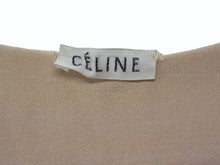 画像をギャラリービューアに読み込む, 極美品 CELINE セリーヌ フィービー期 ニット ワンピース ノースリーブ イタリア製 コットン レーヨン バイカラー サイズS 中古 4b003469