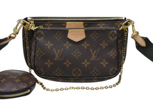 画像をギャラリービューアに読み込む, 極美品 LOUIS VUITTON ルイヴィトン ミュルティポシェット アクセソワール カーキ ショルダーバッグ モノグラム M44813 中古 4b003476