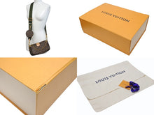 画像をギャラリービューアに読み込む, 極美品 LOUIS VUITTON ルイヴィトン ミュルティポシェット アクセソワール カーキ ショルダーバッグ モノグラム M44813 中古 4b003476