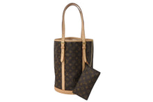 Load image into Gallery viewer, 新品未使用 LOUIS VUITTON ルイ ヴィトン ハンドバッグ バケットGM モノグラム M42236 PVC レザー ブラウン ゴールド金具 中古 4b003477