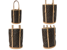 Load image into Gallery viewer, 新品未使用 LOUIS VUITTON ルイ ヴィトン ハンドバッグ バケットGM モノグラム M42236 PVC レザー ブラウン ゴールド金具 中古 4b003477