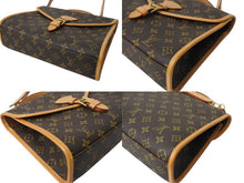 Load image into Gallery viewer, 極美品 LOUIS VUITTON ルイヴィトン ショルダーバッグ ハンドバッグ 2way ベルニア M51122 モノグラムキャンバス レザー ブラウン 中古 4b003479