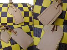 画像をギャラリービューアに読み込む, 極美品 LOUIS VUITTON ルイヴィトン スピーディ バンドリエール 50 ボストンバッグ N40578 ダミエポップキャンバス イエロー 中古 4b003481