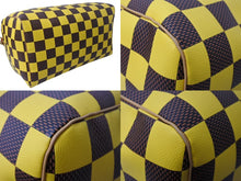 画像をギャラリービューアに読み込む, 極美品 LOUIS VUITTON ルイヴィトン スピーディ バンドリエール 50 ボストンバッグ N40578 ダミエポップキャンバス イエロー 中古 4b003481