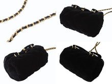 Load image into Gallery viewer, 新品未使用 CHANEL シャネル ハンドバッグ チェーンショルダーバッグ 2WAY ランダム番台 ベルベット ココマーク キルティング ブラック 中古 4b003482