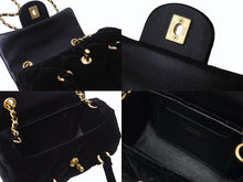 Load image into Gallery viewer, 新品未使用 CHANEL シャネル ハンドバッグ チェーンショルダーバッグ 2WAY ランダム番台 ベルベット ココマーク キルティング ブラック 中古 4b003482