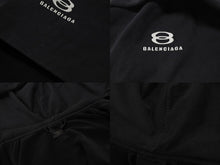 画像をギャラリービューアに読み込む, BALENCIAGA バレンシアガ UNITY SPORTS ICON ジップアップフーディー パーカー 794030 サイズ2 チャコール 美品 中古 4b003489