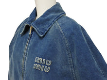 miumiu (ミュウミュウ) コーデュロイ ブルゾンジャケット ML1152 新品未使用 MIUMIU ミュウミュウ ウォッシュドコーデュロイ ブルゾン