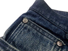 Load image into Gallery viewer, CHROME HEARTS クロムハーツ フレアニー デニムパンツ ジーンズ サイズ33 ホースシューボタン インディゴブルー 美品 中古 4b003492