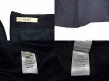画像をギャラリービューアに読み込む, CELINE セリーヌ フィービー期 ロングスカート 2 2H94 サイズ36 アシンメトリー マーメイド ネイビー 変形 美品 中古 4b003498