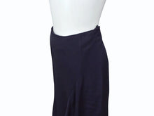 画像をギャラリービューアに読み込む, CELINE セリーヌ フィービー期 ロングスカート 2 2H94 サイズ36 アシンメトリー マーメイド ネイビー 変形 美品 中古 4b003498