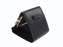 画像をギャラリービューアに読み込む, CARTIER カルティエ サントス トラベルクロック 置き時計 スイス製 レザー ステンレス W0100151 ホワイト 美品 中古 4b003500