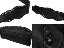 画像をギャラリービューアに読み込む, BALENCIAGA バレンシアガ ジャイアント ブローズ シティ 2WAY ハンドバッグ ブラック レザー 258044 ショルダー シルバー金具 良品 中古 4b003511