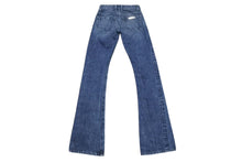 Load image into Gallery viewer, 極美品 CHROME HEARTS クロムハーツ フレアデニムパンツ ブーツカット クロスボール デニムパンツ コットン インディゴ サイズ27 中古 4b003515