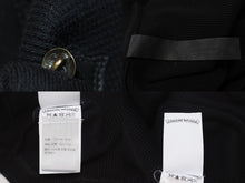 画像をギャラリービューアに読み込む, 極美品 CHROME HEARTS クロムハーツ 長袖Ｔシャツ ロンT サーマル セメタリークロス レザーパッチ ブラック コットン サイズXL 中古 4b003519