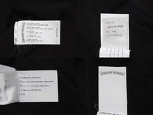 画像をギャラリービューアに読み込む, 極美品 CHROME HEARTS クロムハーツ 長袖Ｔシャツ ロンT サーマル セメタリークロス レザーパッチ ブラック コットン サイズXL 中古 4b003519