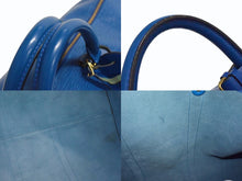 画像をギャラリービューアに読み込む, LOUIS VUITTON ルイヴィトン エピ キーポル55 ボストンバッグ レザー ブルー M42955 ロゴ 旅行バッグ 青 鞄 美品 中古 4b003521