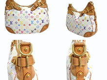 Load image into Gallery viewer, LOUIS VUITTON ルイヴィトン ショルダーバッグ グレタ M40195 モノグラム マルチカラー ホワイト 美品 中古 4b003524