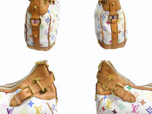 Load image into Gallery viewer, LOUIS VUITTON ルイヴィトン ショルダーバッグ グレタ M40195 モノグラム マルチカラー ホワイト 美品 中古 4b003524