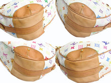 Load image into Gallery viewer, LOUIS VUITTON ルイヴィトン ショルダーバッグ グレタ M40195 モノグラム マルチカラー ホワイト 美品 中古 4b003524