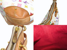 Load image into Gallery viewer, LOUIS VUITTON ルイヴィトン ショルダーバッグ グレタ M40195 モノグラム マルチカラー ホワイト 美品 中古 4b003524