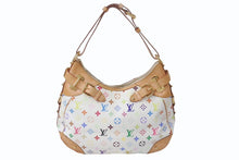 Load image into Gallery viewer, LOUIS VUITTON ルイヴィトン ショルダーバッグ グレタ M40195 モノグラム マルチカラー ホワイト 美品 中古4b003525