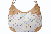 Load image into Gallery viewer, LOUIS VUITTON ルイヴィトン ショルダーバッグ グレタ M40195 モノグラム マルチカラー ホワイト 美品 中古4b003525