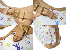 Load image into Gallery viewer, LOUIS VUITTON ルイヴィトン ショルダーバッグ グレタ M40195 モノグラム マルチカラー ホワイト 美品 中古4b003525