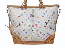 Load image into Gallery viewer, LOUISVUITTON ルイヴィトン シャーリーンGM トートバッグ M93214 モノグラム マルチカラー PVC ヌメ革 美品 中古 4b003526