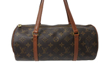 Load image into Gallery viewer, LOUIS VUITTON ルイヴィトン モノグラム パピヨン 30 ハンドバッグ M51365 ブラウン ロゴ ゴールド金具 美品 中古 4b003529