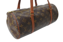 Load image into Gallery viewer, LOUIS VUITTON ルイヴィトン モノグラム パピヨン 30 ハンドバッグ M51365 ブラウン ロゴ ゴールド金具 美品 中古 4b003529