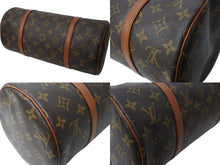 Load image into Gallery viewer, LOUIS VUITTON ルイヴィトン モノグラム パピヨン 30 ハンドバッグ M51365 ブラウン ロゴ ゴールド金具 美品 中古 4b003529