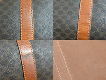 画像をギャラリービューアに読み込む, CELINE セリーヌ ボストンバッグ ブラウン PVC レザー ゴールド金具 美品 中古 4b003533