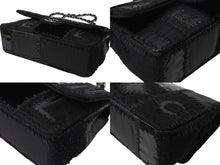 Load image into Gallery viewer, 新品同様 CHANEL シャネル デカマトラッセ30 ラージ パッチワークレザー Sフラップ Wチェーン ショルダーバッグ 25番台 ブラック 中古 4b003535