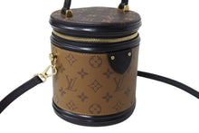 画像をギャラリービューアに読み込む, 極美品 LOUIS VUITTON ルイヴィトン カンヌ ショルダーバッグ M43986 モノグラムリバース ブラウン ブラック 中古 4b003536
